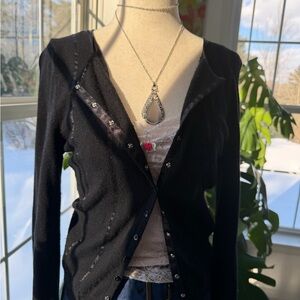 Vintage Anthropologie Cardigan with Front Snap Buttons